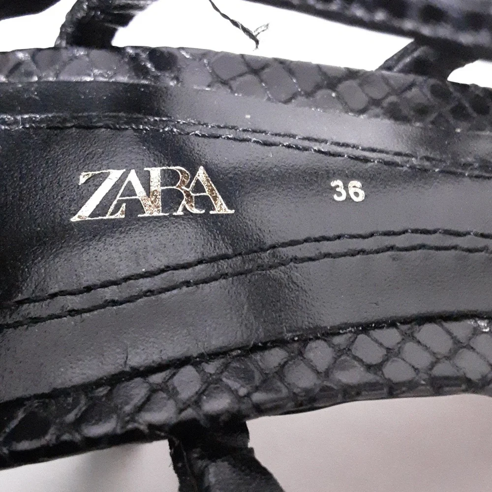 ZARA Studded Kitten 1.5" Slingback Heel Women:36‎ - Picture 3 of 8